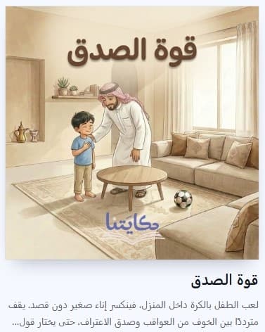 غلاف القصة قبل التخصيص